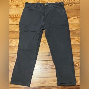 Carhartt 5 pocket pant relaxed fit rugged flex canvas Gravel gray Color 42x30